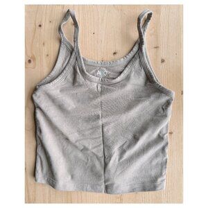 ARQ Crop Tank in Taupe